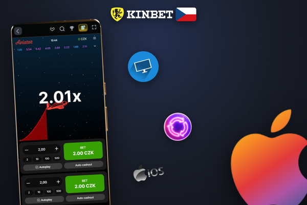 Okamžitý pád letadla na 1,00x v Aviator online Kinbet Casino – instant crash kolo