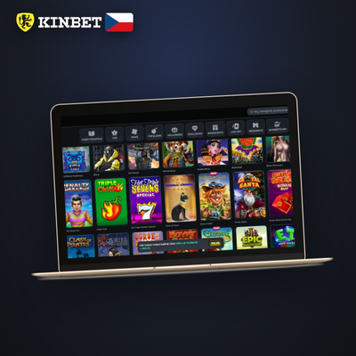 Plná knihovna přes 5 000 her v desktop klientu Kinbet Casino na počítači