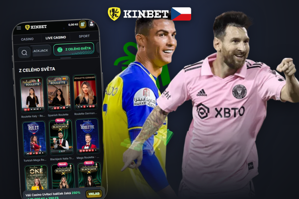 Instalace Kinbet Casino aplikace na iPhone s potvrzovacím dialogem v ruce