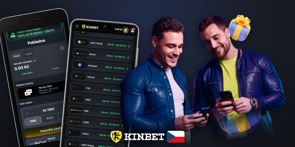 Všechny metody vkladu v Kinbet Casino: karty, e-peněženky a kryptoměny