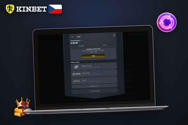 Hráč kontaktuje živý chat Kinbet Casino při problému s výběrem peněz