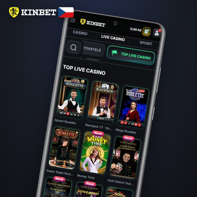 Sportovní sázky s živými kurzy fotbalu přímo v mobilní aplikaci Kinbet Casino