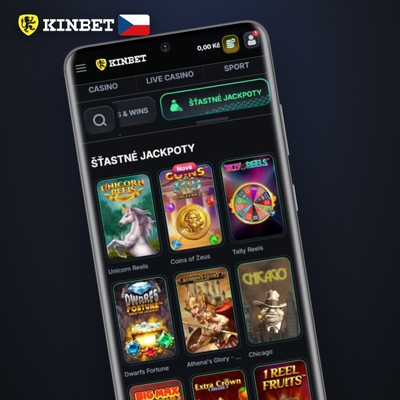 Živé kasino Kinbet Casino s reálnou krupiérkou u ruletového stolu na mobilu